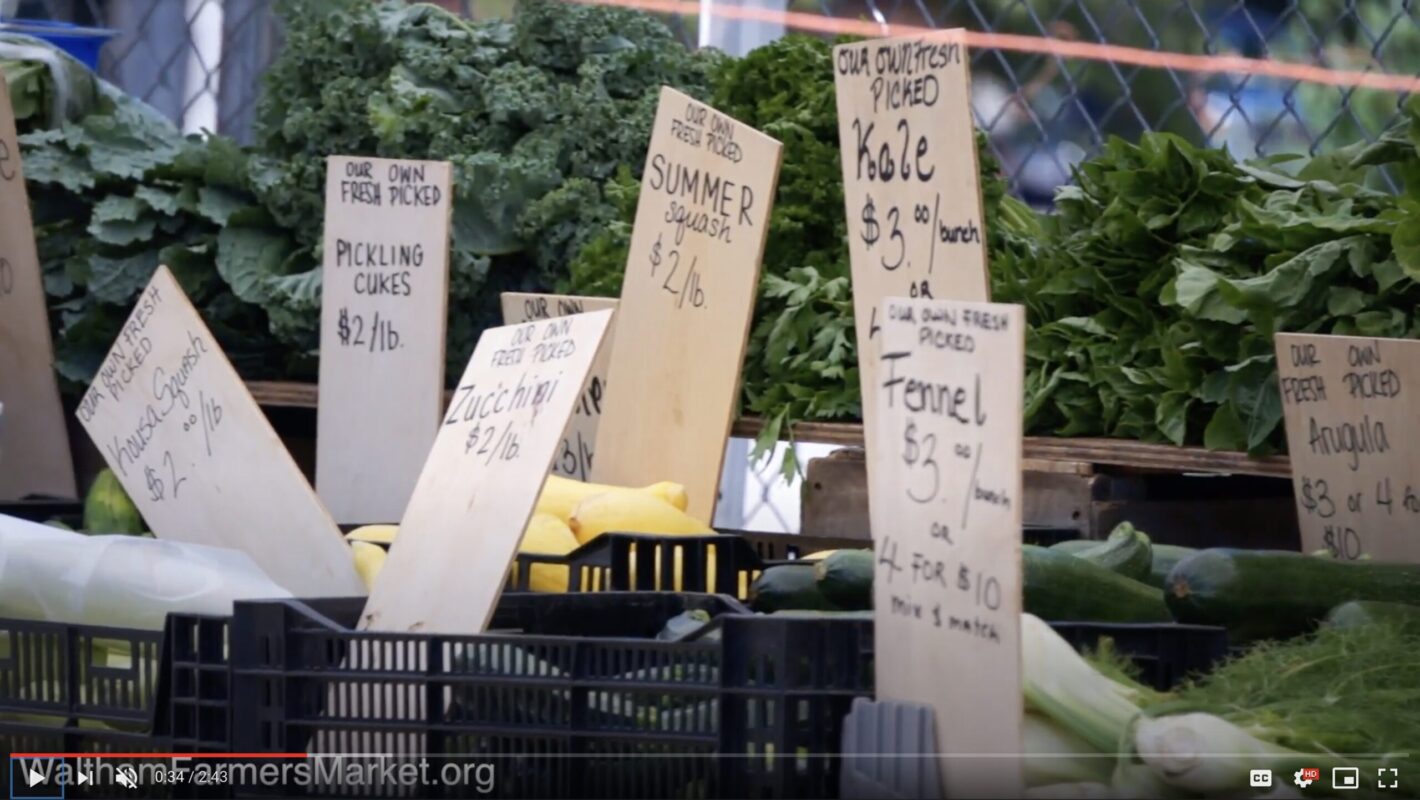 Waltham Farmers’ Market Waltham’s local market, Saturdays 930 2